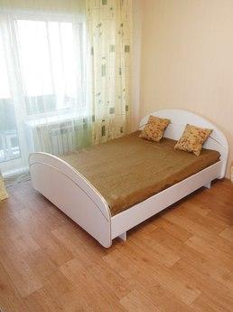 The apartment is located in the heart of the city. A five-mi