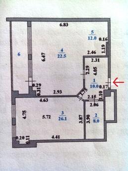 2k in the center of the LCD Eden Palace, Astana - apartment by the day