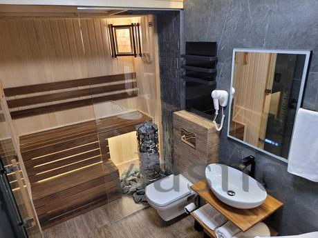 Jacuzzi, sauna, round bed, fireplace., Красноярськ - квартира подобово