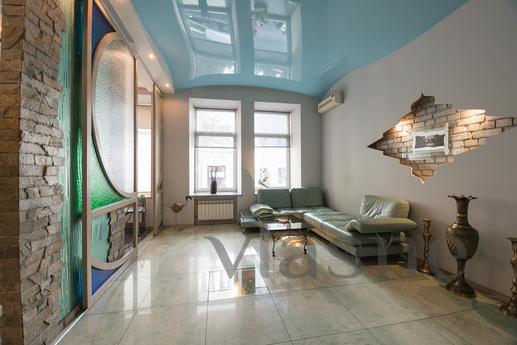 Dwupokojowe mieszkanie z designerskim remontem w centrum, Kyiv - mieszkanie po dobowo