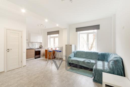 Luxurious two-room apartment Euro-Class in a 2-minute walk f