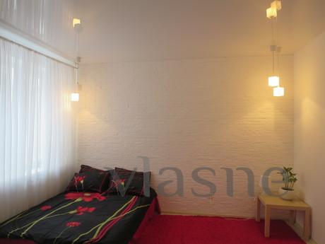 New, very nice apartment-studiya.Divan decomposed for two ex