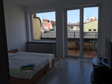 Beautiful shiny apartment  in the very center of Katowice. I