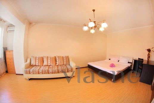 1-room. apartment Kunaev-Kabanbai batyr, Almaty - günlük kira için daire