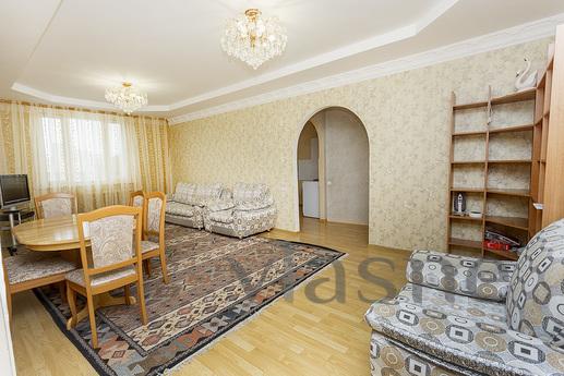 Cosy 3-room apartment. in LCD Nomad dail, Астана - квартира подобово