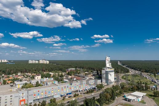 Harika manzaralı böyle bir stüdyo., Kyiv - günlük kira için daire