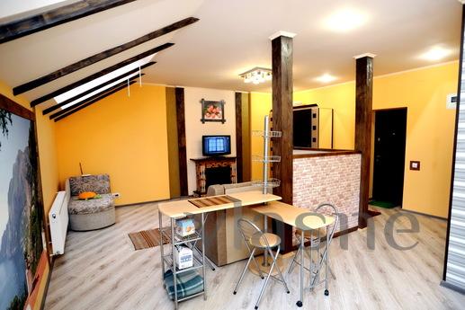 The apartment-loft in znahoditsya tsentrі Morshyn bilja avto