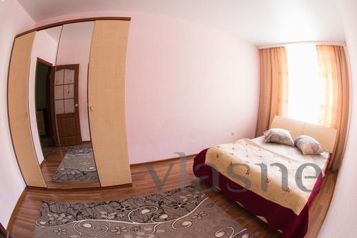 New, 1-roomed apartment by the day in Kostanay. The new hous