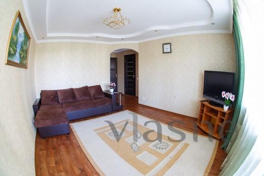 3-room apartment of elite class, Kostanay - günlük kira için daire