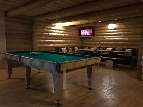 Finnish sauna near Kiev. Hall. Billiards, Radomyshl - mieszkanie po dobowo