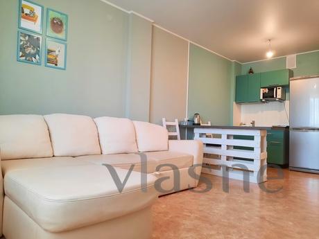 Квартира-студия в скандинавском стиле, Красноярск - квартира посуточно