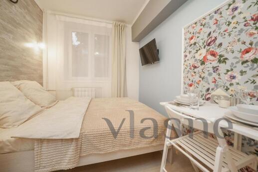 The apartment is located in the historical center of Moscow,