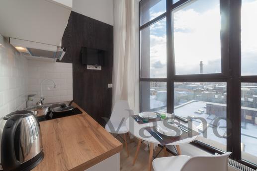 The apartment is located in the business-class residential c