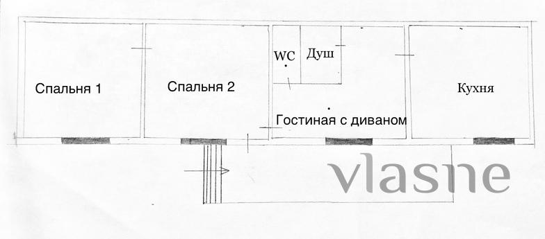 Rent a house for rent 10 Art. Big Font, Odessa - günlük kira için daire