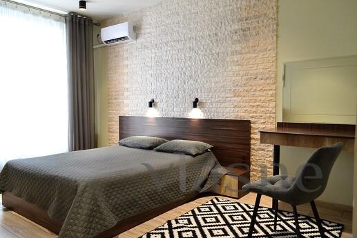 River Park konut kompleksi, str. Zafer seti, Dnipro (Dnipropetrovsk) - günlük kira için daire