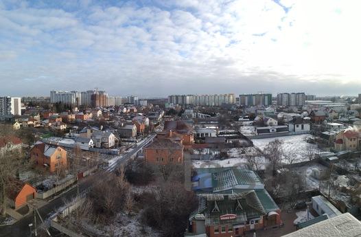 View apartment, panoramic window, 9th fl, Kryukovshina - mieszkanie po dobowo