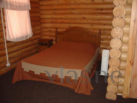 A luxurious log cabin on the Dniper bank, Kozin - apartment by the day