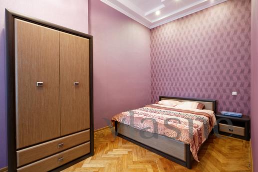 The apartment is located in a quiet central part of the city