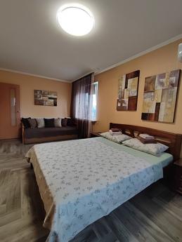 Cozy 2k BC Tower, Yuzhny railway, Kyiv - apartment by the day