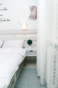 Квартира выдержана в скандинавском стиле, наполнена уютом те