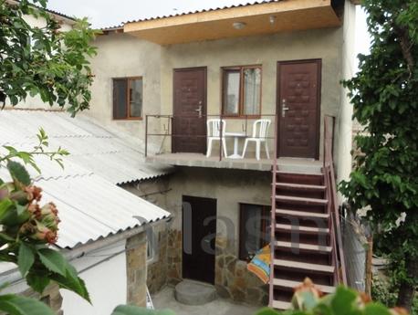 We suggest you stay in our mini-mini-hotel (two-storey house