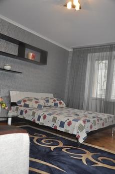 The apartment is located in the center of the city, but away