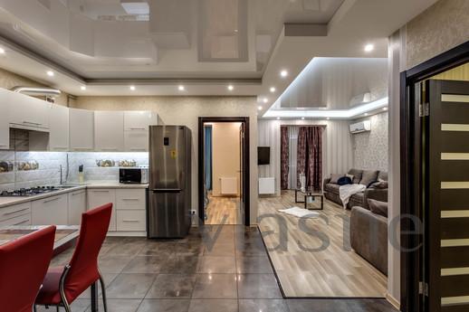 Apartment in a new building, a large designed for 8 people. 