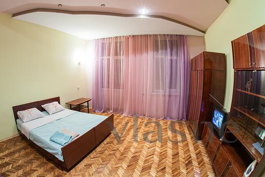 Lviv merkezinde rahat, 1 odalı daire yaşamak için iyi koşull