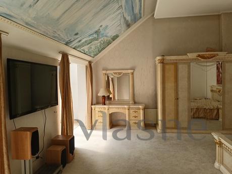 Penthouse for rent. Sauna.Fireplace.Grill, Kyiv - günlük kira için daire