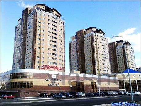 Rent 2-bedroom. sq. on the left bank, Astana - apartment by the day