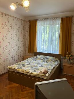 A quiet two-room apartment is available for rent near the bu