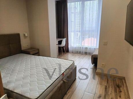 The apartment is on a different line, quiet and calm, casual