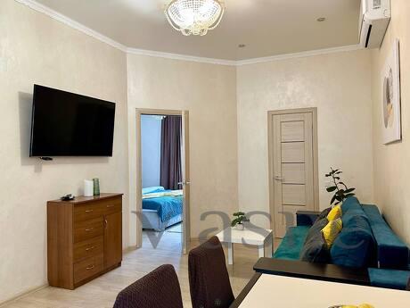 Lux 2-room, modern residential complex behind the Circus, Zaporizhzhia - apartment by the day