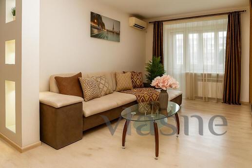 Two-room apartment is located in the very center of the city