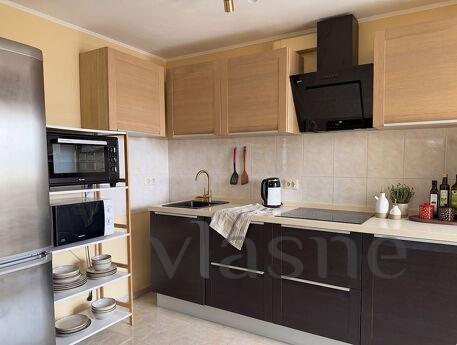 Two-room apartment with a view in the center of Dnipro, Dnipro (Dnipropetrovsk) - günlük kira için daire