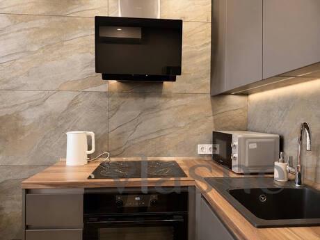 Stylish 2-room apartment in the Grani residential complex., Dnipro (Dnipropetrovsk) - günlük kira için daire