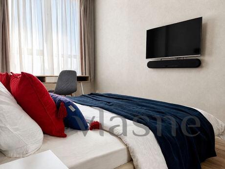 Stylish 2-room apartment in the Grani residential complex., Dnipro (Dnipropetrovsk) - günlük kira için daire