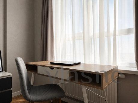 Stylish 2-room apartment in the Grani residential complex., Dnipro (Dnipropetrovsk) - günlük kira için daire
