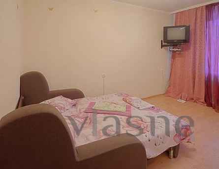 Daily, hourly Rent 1-bedroom apartment in the center of Kiev