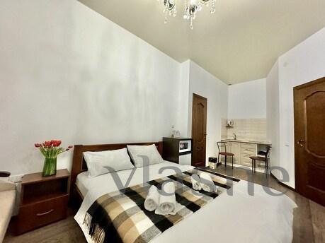 Comfortable apartments are located in the center of Kiev, at