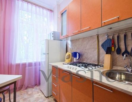 Spacious and bright 3-bedroom. apartment, Moscow - apartment by the day